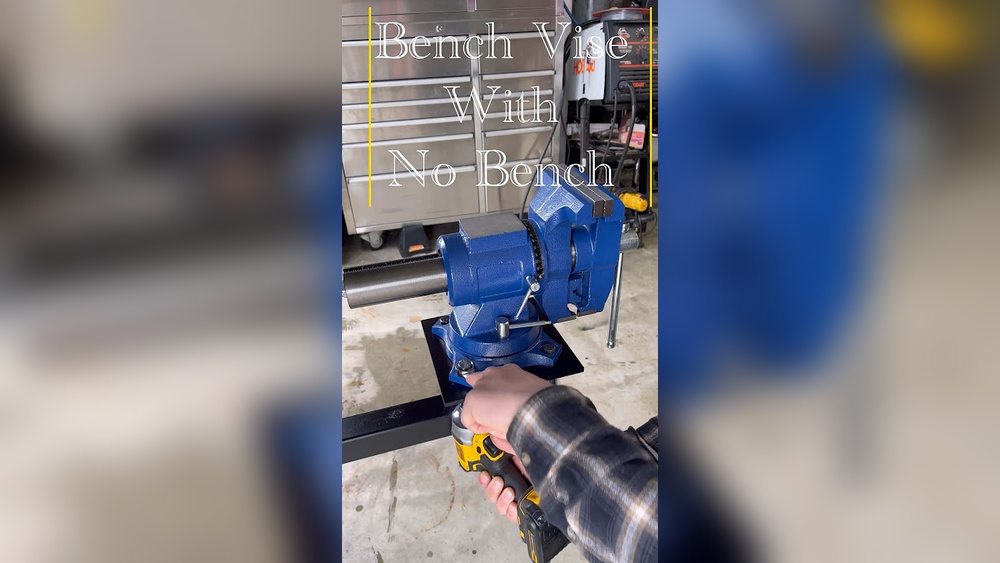How To Mount A Vise Without A Bench