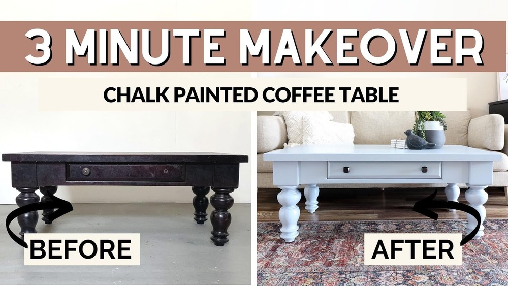 How To Paint A Coffee Table With Chalk Paint
