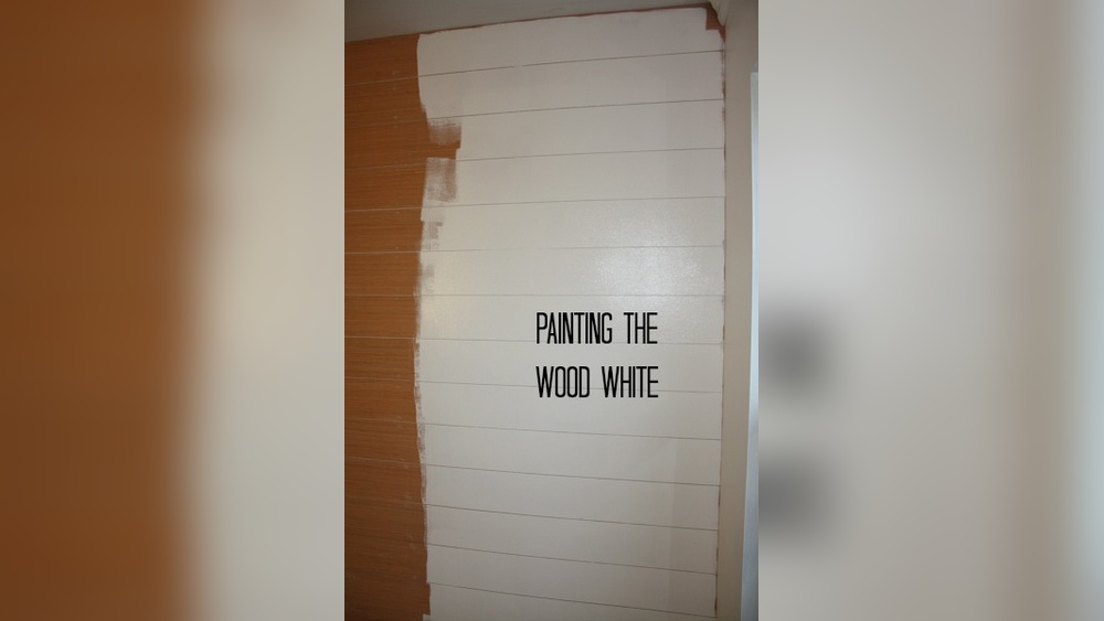 How To Paint Paneling To Look Like Shiplap