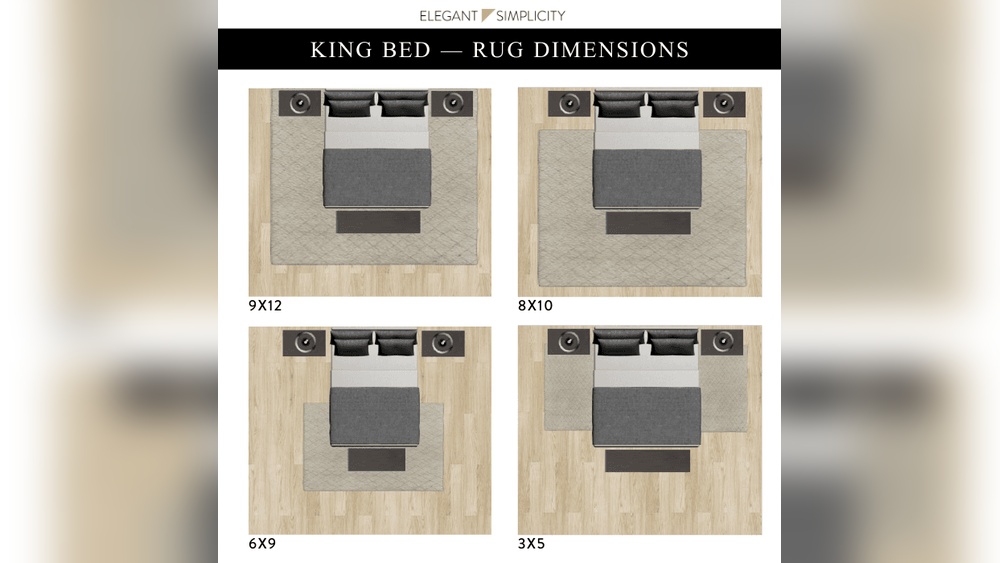 How To Position A Rug Under A Bed