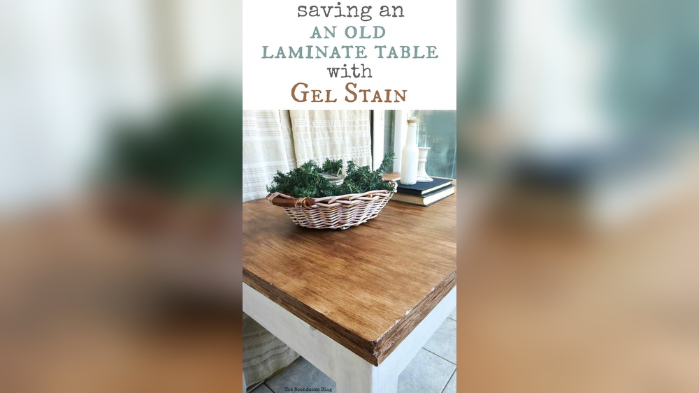How To Refinish A Table With A Laminate Top