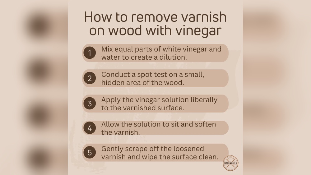 How To Remove Varnish From Wood With Vinegar