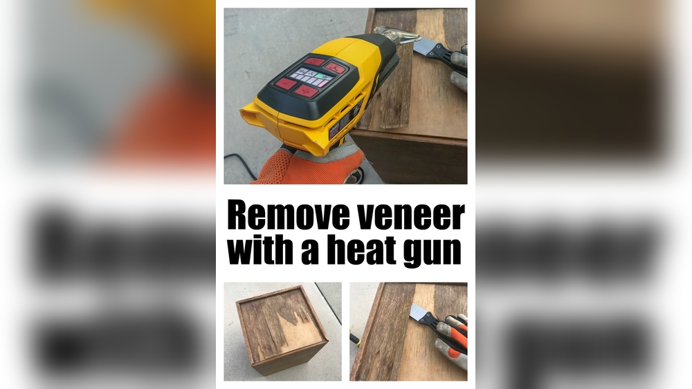 How To Remove Veneer With A Heat Gun