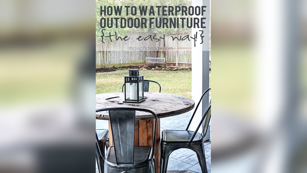 How To Waterproof A Wooden Table For Outdoor Use