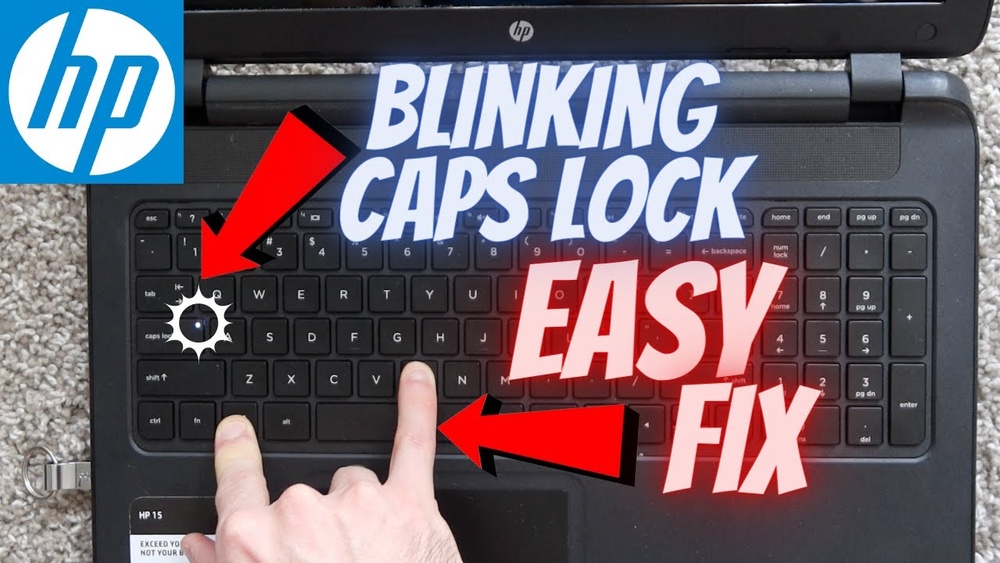 Hp Laptop Not Turning On Caps Lock Blinking