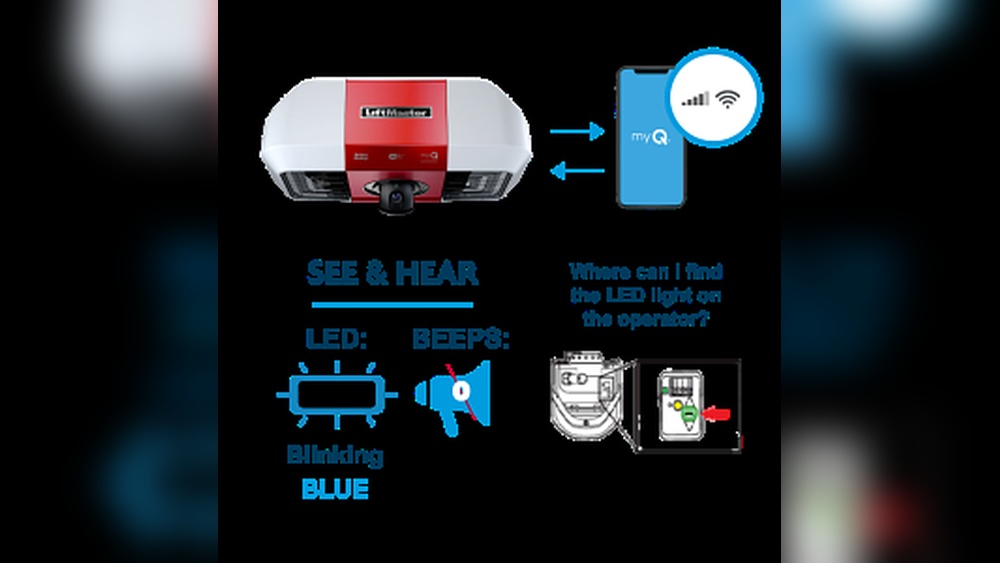 Liftmaster Blinking Blue Light