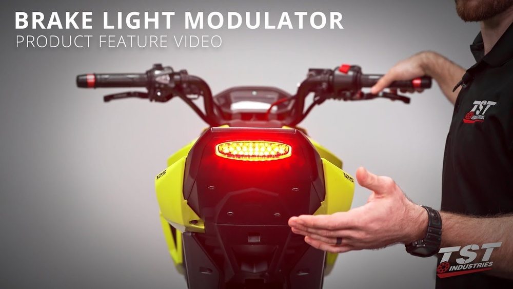 Motorcycle Blinking Brake Light