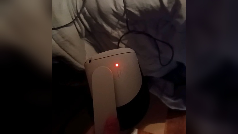 Oculus Blinking Red