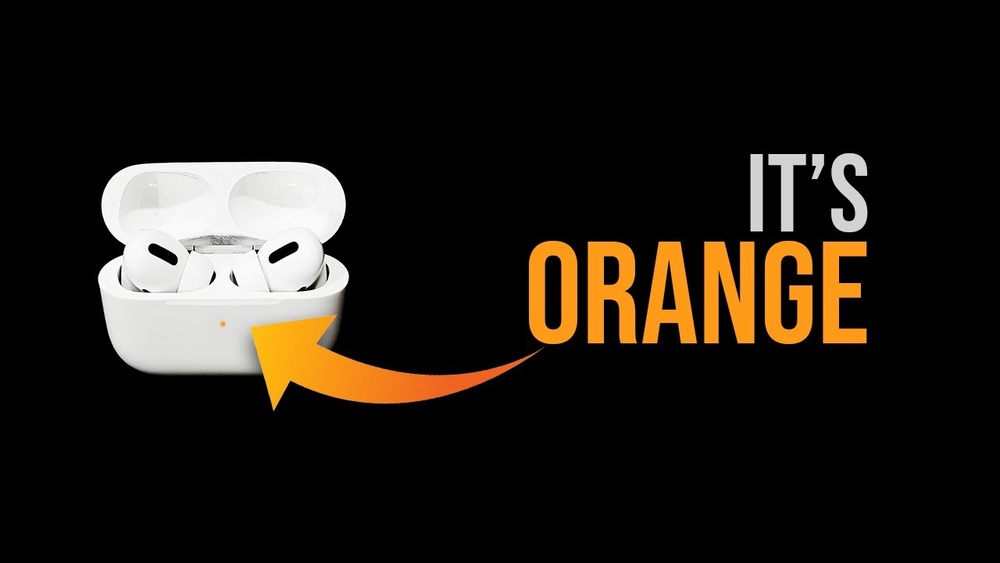Orange Light Blinking On Airpods