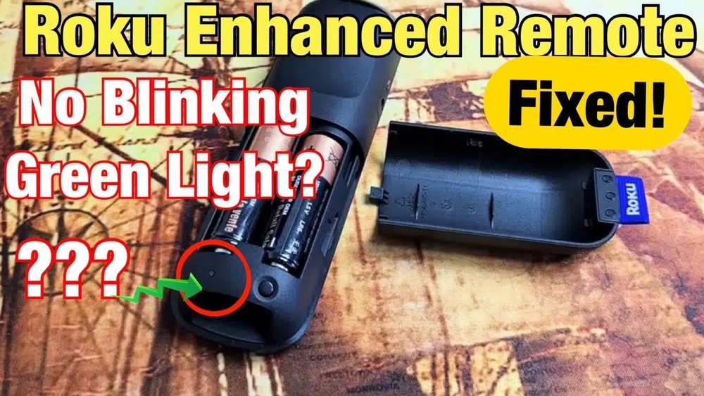 Roku Remote Blinking Green