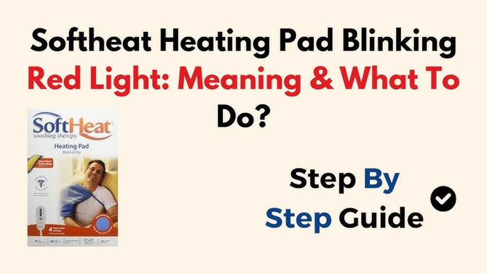 Softheat Heating Pad Blinking