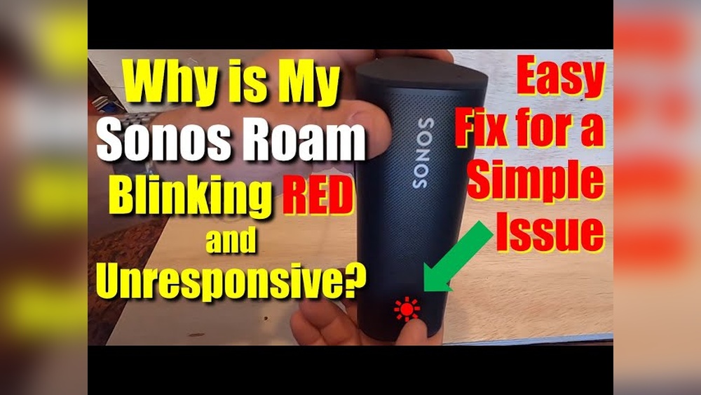 Sonos Blinking Red
