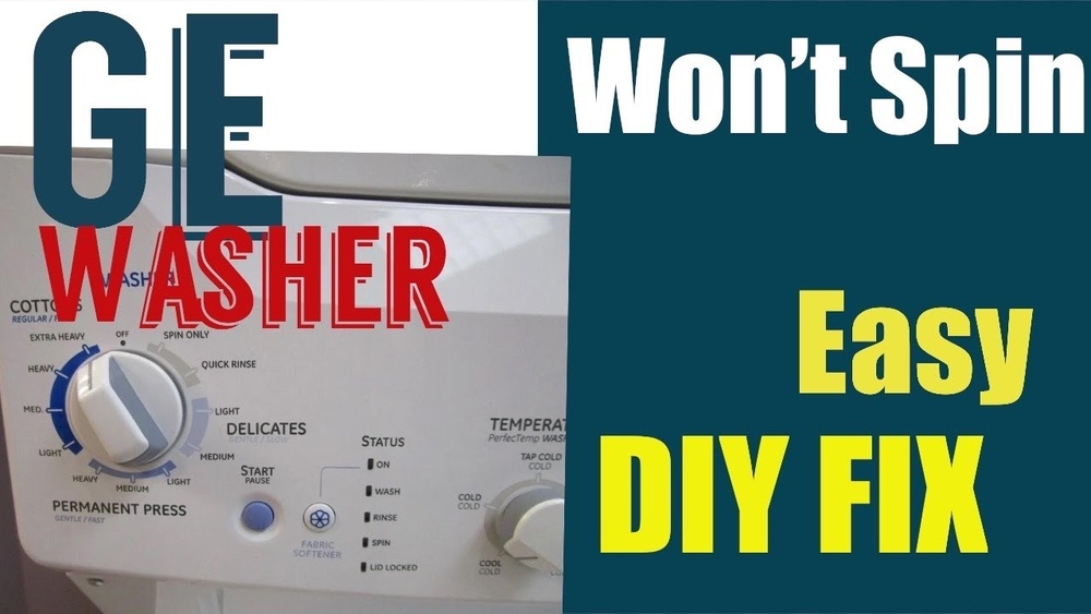 Spin Light Blinking On Ge Washer