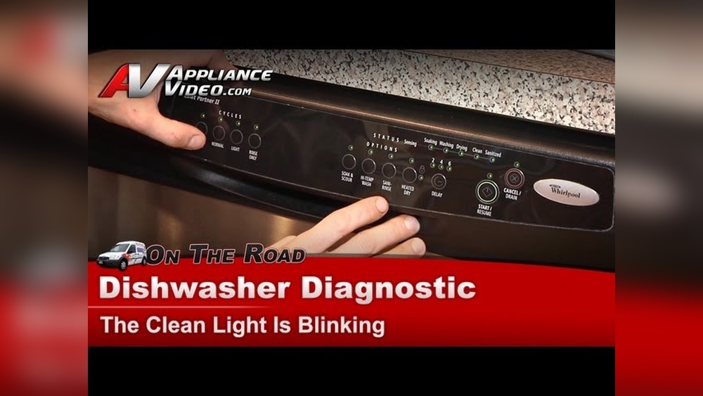 Whirlpool Dishwasher Clean Light Blinking