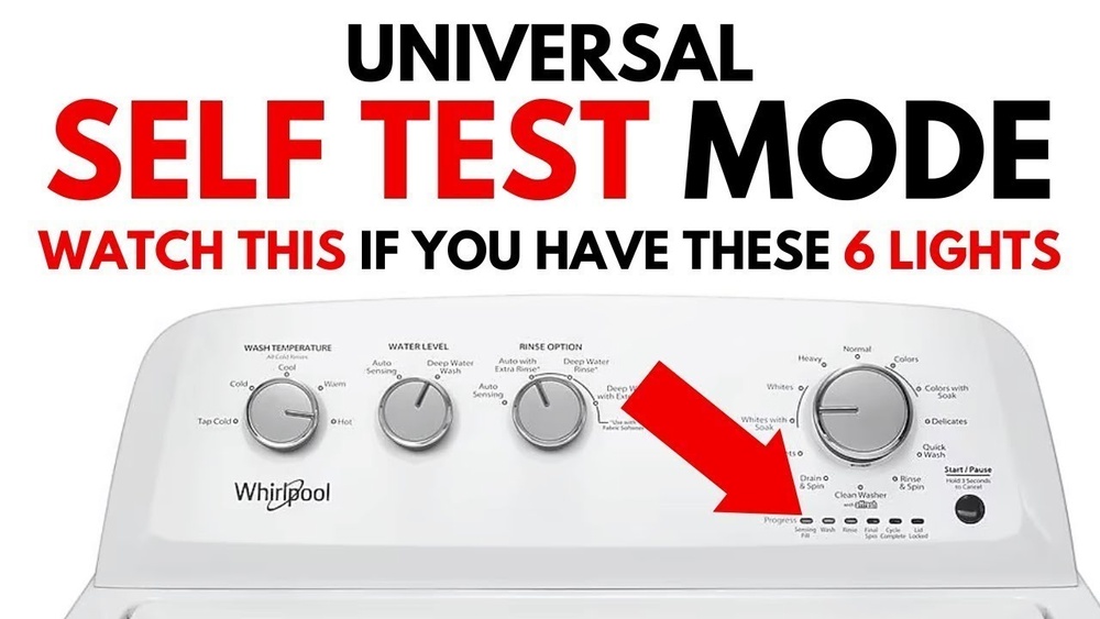 Whirlpool Washer Rinse Light Blinking